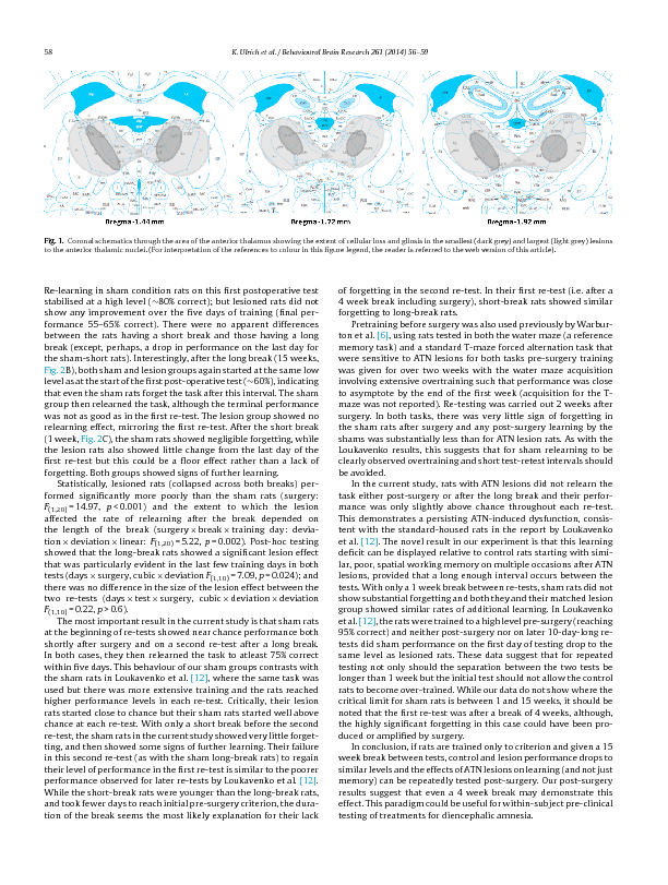 Download Effects of thalamic lesions on repeated relearning of a spatial working memory task.