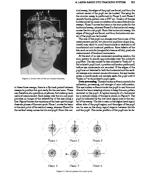 Download A laser-based eye-tracking system.