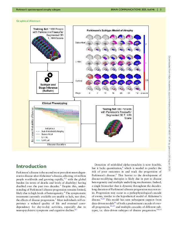 Download Neuroimaging-based data-driven subtypes of spatiotemporal atrophy due to Parkinson’s disease.
